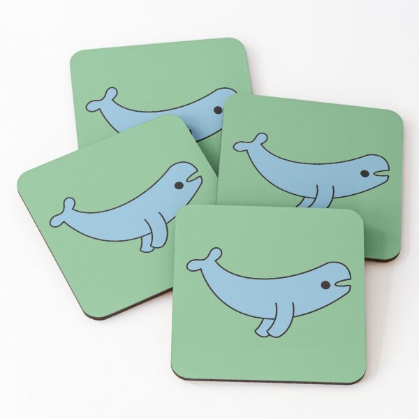 Item preview, Cute Kawaii Beluga Whale designed and sold by KawaiiByDice.