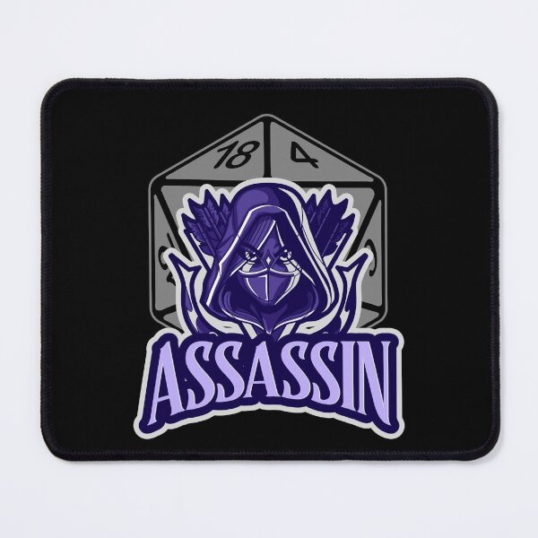 Item preview, Assassin AD&D Character Class Critical Hit d20 Polyhedral Dice Design designed and sold by Candlewood Museum & Gift Shoppe.