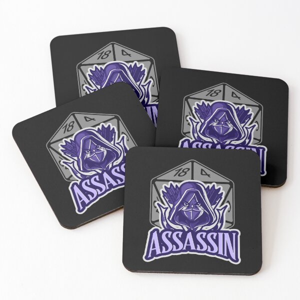 Item preview, Assassin AD&D Character Class Critical Hit d20 Polyhedral Dice Design designed and sold by Candlewood Museum & Gift Shoppe.