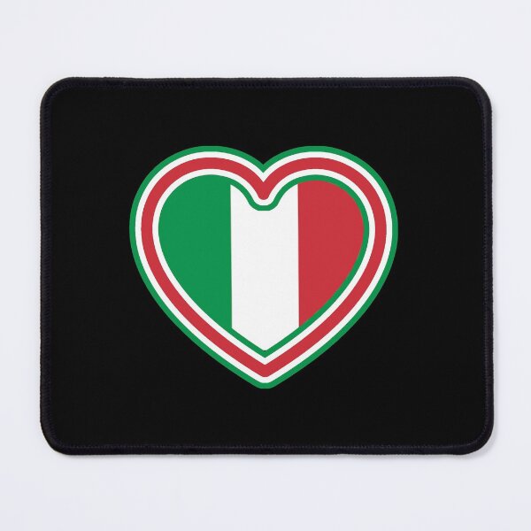 Item preview, Love Heart Italy Flag designed and sold by Tracey Bryant.