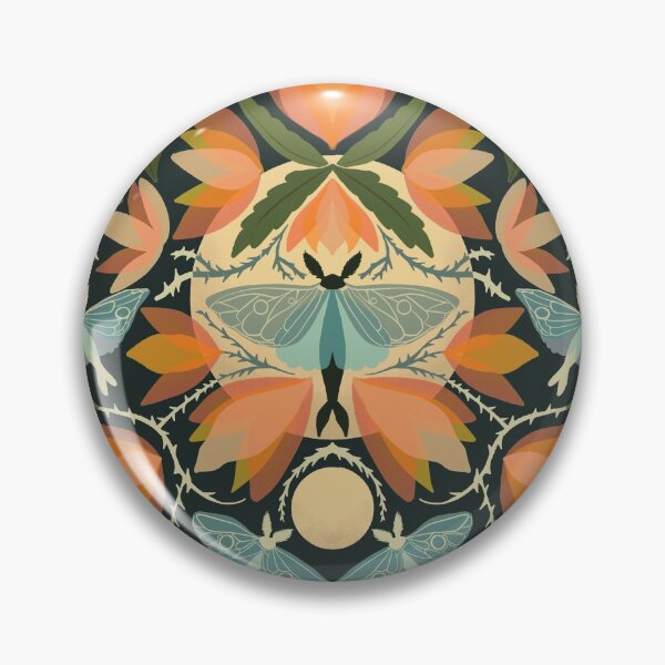 Item preview, Luna Moth Bougainvillea // Fall Colors designed and sold by Haley Schulz.