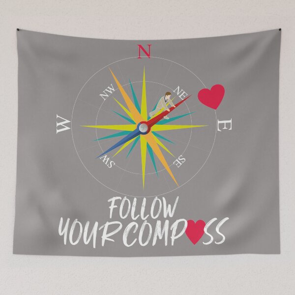 Item preview, Follow your compass designed and sold by designer-02.