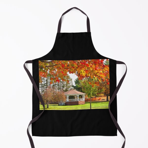 Item preview, Orange, Massachusetts Bandstand in Autumn designed and sold by Mitchell Grosky.