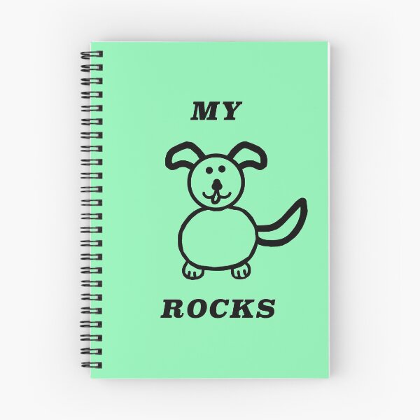 Item preview, My Dog Rocks dark letters designed and sold by janraydesigns.