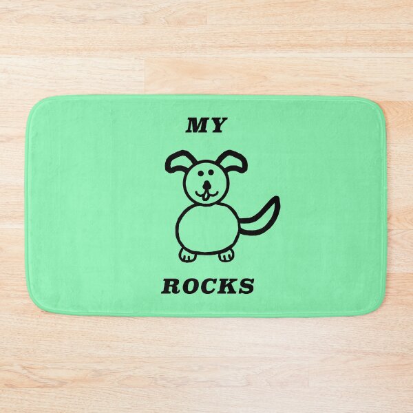 Item preview, My Dog Rocks dark letters designed and sold by janraydesigns.