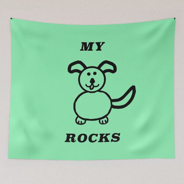Item preview, My Dog Rocks dark letters designed and sold by janraydesigns.