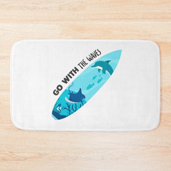 Item preview, Go with the waves - Creative Surfboard designed and sold by swimarts.