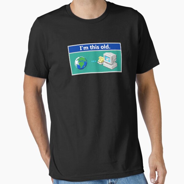 Item preview, As Old As Dial-Up Internet designed and sold by Nerd Shizzle.