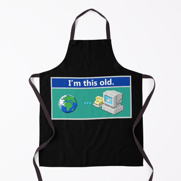 Item preview, As Old As Dial-Up Internet designed and sold by Nerd Shizzle.