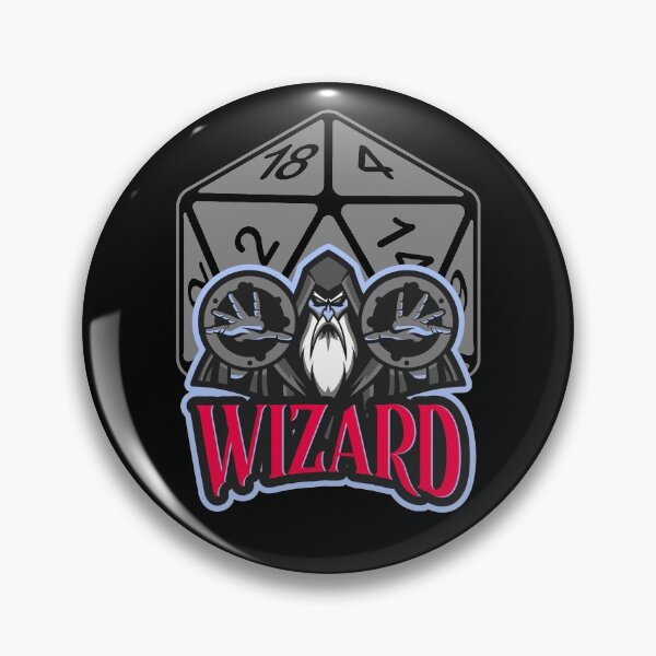 Item preview, Wizard AD&D Character Class Critical Hit d20 Polyhedral Dice Design designed and sold by Candlewood Museum & Gift Shoppe.