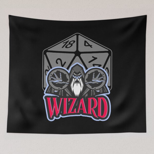 Item preview, Wizard AD&D Character Class Critical Hit d20 Polyhedral Dice Design designed and sold by Candlewood Museum & Gift Shoppe.
