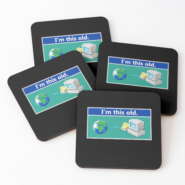 Item preview, As Old As Dial-Up Internet designed and sold by Nerd Shizzle.