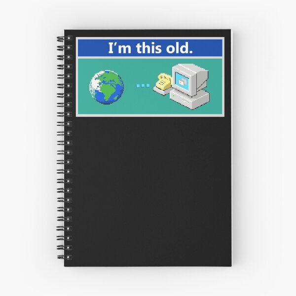 Item preview, As Old As Dial-Up Internet designed and sold by Nerd Shizzle.