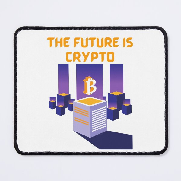 Item preview, The Future Is Crypto-White Background  designed and sold by Trendi61.