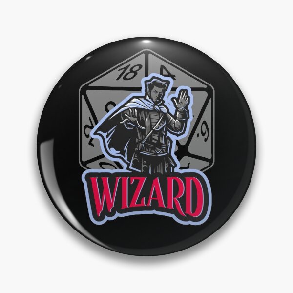 Item preview, Wizard AD&D Character Class Critical Hit d20 Polyhedral Dice Design designed and sold by Candlewood Museum & Gift Shoppe.