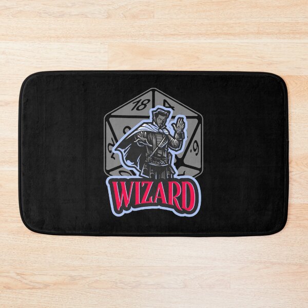 Item preview, Wizard AD&D Character Class Critical Hit d20 Polyhedral Dice Design designed and sold by Candlewood Museum & Gift Shoppe.