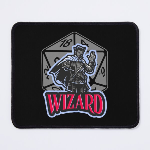 Item preview, Wizard AD&D Character Class Critical Hit d20 Polyhedral Dice Design designed and sold by Candlewood Museum & Gift Shoppe.