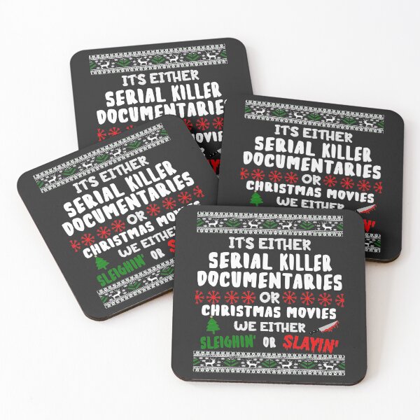 Item preview, It's either serial killer documentaries or Christmas movies T-Shirt designed and sold by Gloria0312.