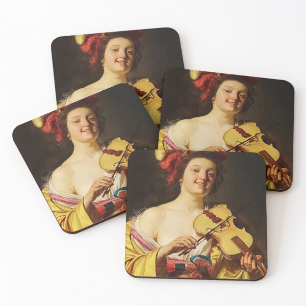 Item preview, The Violin Player - Gerard van Honthorst designed and sold by brushandframes.