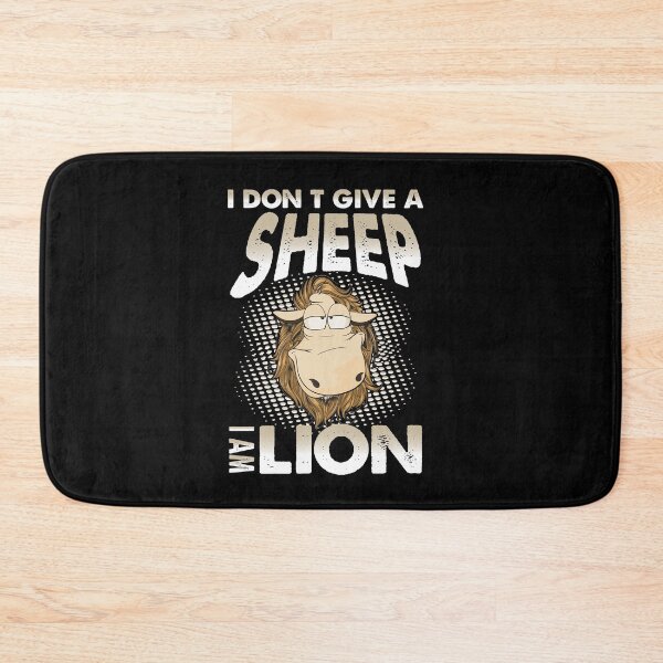 Item preview, I Don't Give A Sheep I am Lion designed and sold by YAHIA-14.