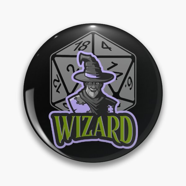 Item preview, Wizard AD&D Character Class Critical Hit d20 Polyhedral Dice Design designed and sold by Candlewood Museum & Gift Shoppe.