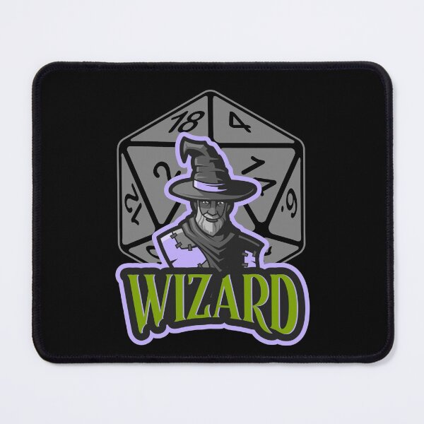 Item preview, Wizard AD&D Character Class Critical Hit d20 Polyhedral Dice Design designed and sold by Candlewood Museum & Gift Shoppe.