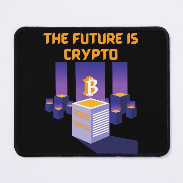 Item preview, The Future Is Crypto-Black Background designed and sold by Trendi61.