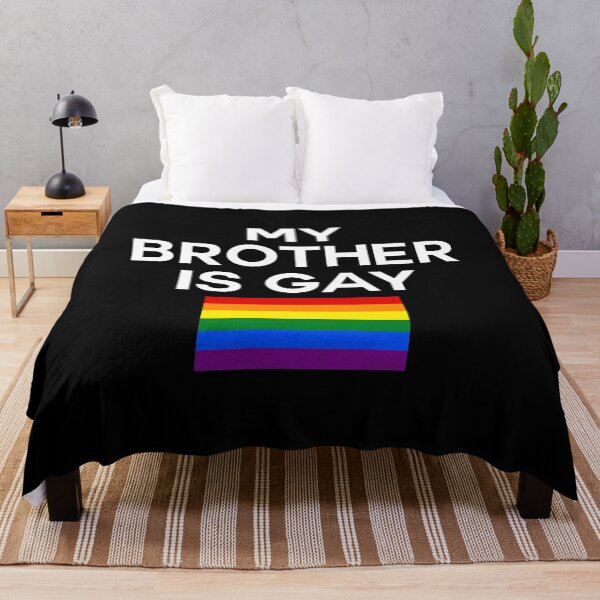 Item preview, My Brother Is Gay - Lgbt Canada Pride Lgbtq - Lesbian Flag Trans Proud Lgbtqia Equality Bi 2021 Transmasc Nonbinary Transgender Ftm Mtf Pronoun Woman Peaceful Protest Pronouns Are Asexual Genderqueer designed and sold by TallysClothes.