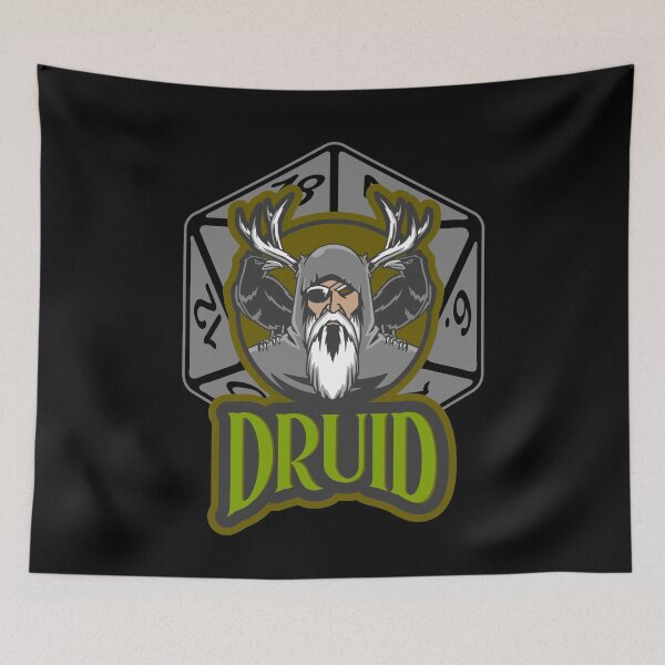 Item preview, Druid AD&D Character Class Critical Hit d20 Polyhedral Dice Design designed and sold by Candlewood Museum & Gift Shoppe.