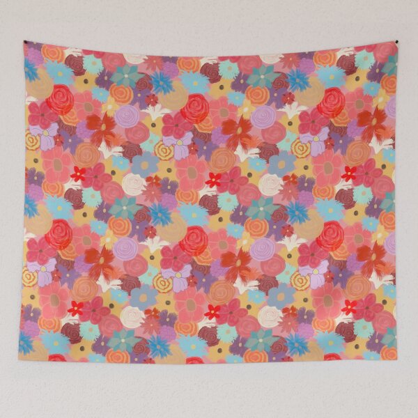 Item preview, Painted Flowers designed and sold by RepeatCandy.
