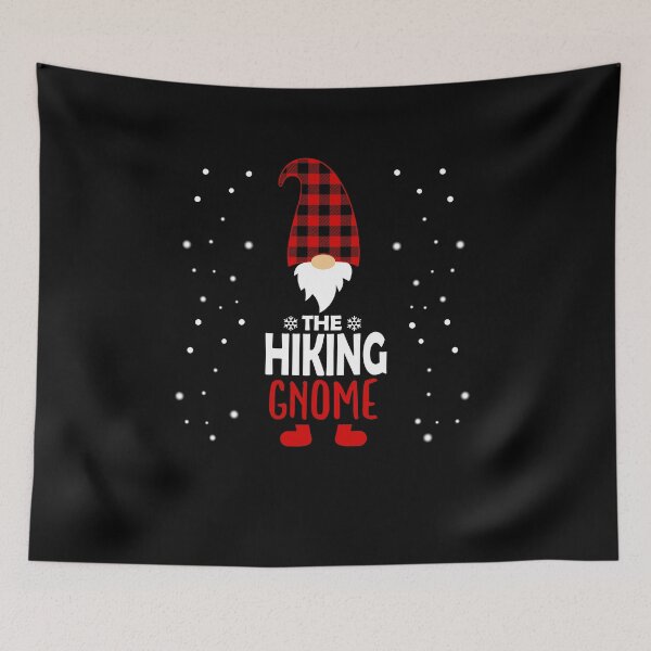 Item preview, Christmas hiking Gnome Red Plaid Gift designed and sold by Ibu83.