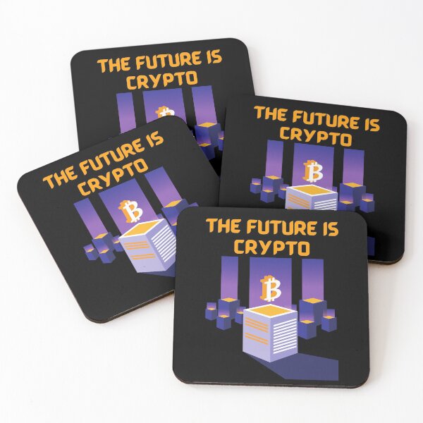 Item preview, The Future Is Crypto-Black Background  designed and sold by Trendi61.