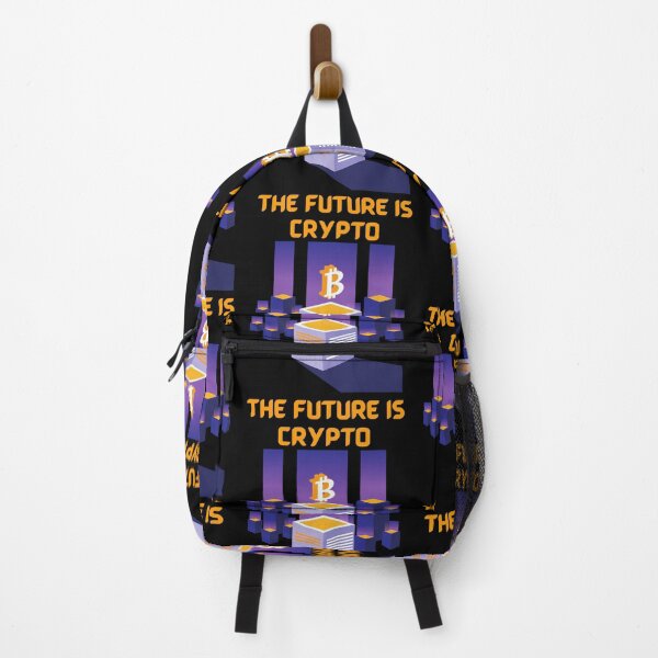 Item preview, The Future Is Crypto-Black Background designed and sold by Trendi61.
