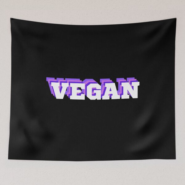 Item preview, Vegan Retro Style Print designed and sold by Vegginitup.