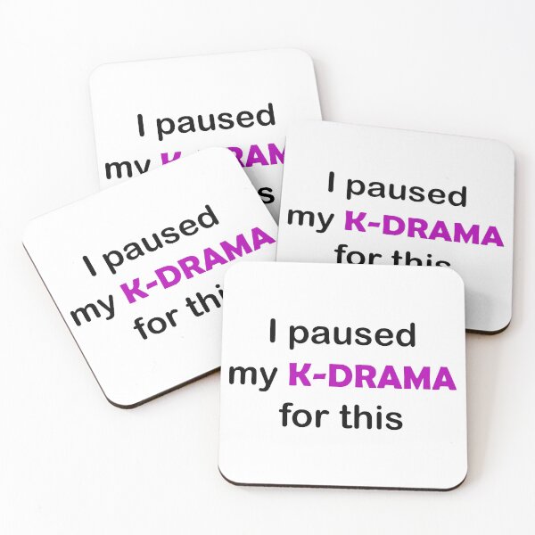 Item preview, Hice una pausa en mi drama K para esta divertida tipografía negra y morada. designed and sold by Deegital18.