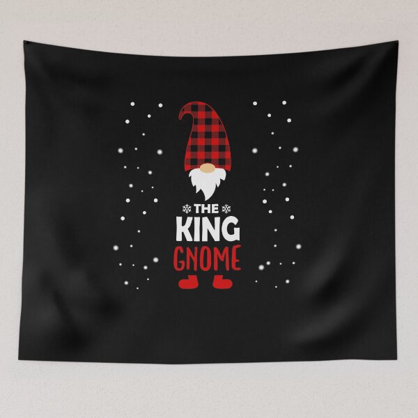 Item preview, Christmas the king Gnome Red Plaid Gift designed and sold by Ibu83.