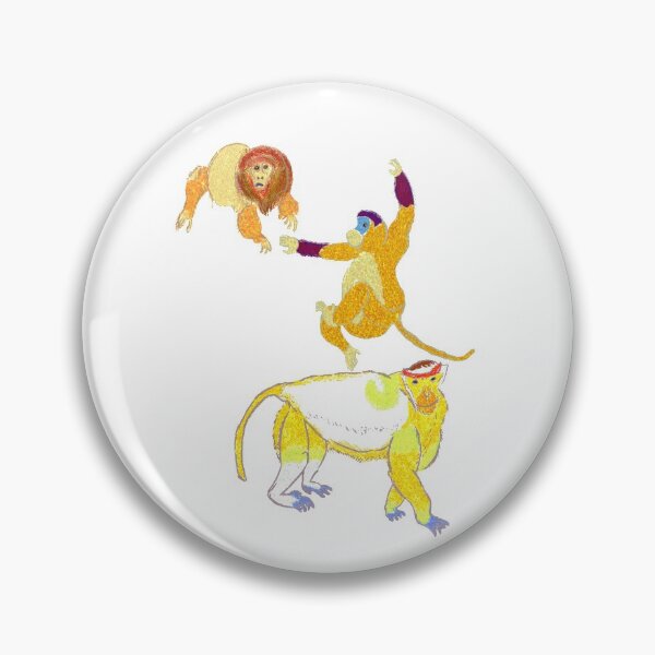 Item preview, trio of firemonkeys designed and sold by NatureDesigned.