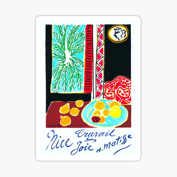 Item preview, Henri Matisse Wall Decor Exhibition Poster Travail et Joie / Work and Happiness designed and sold by IvintageArt.