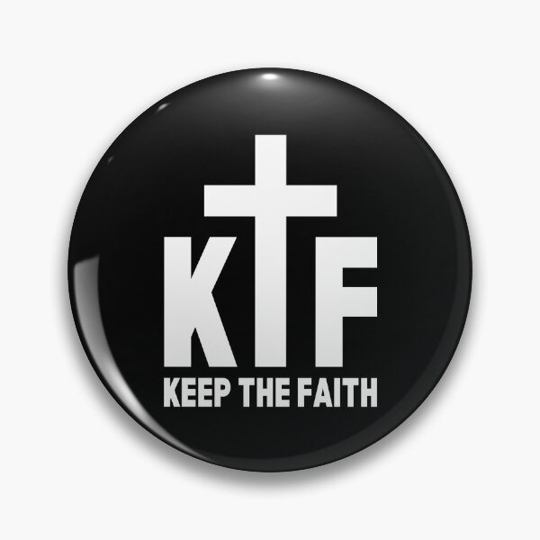 Item preview, KTF - Keep the Faith  - inspirational advice quote with cross designed and sold by Art4Motivation.