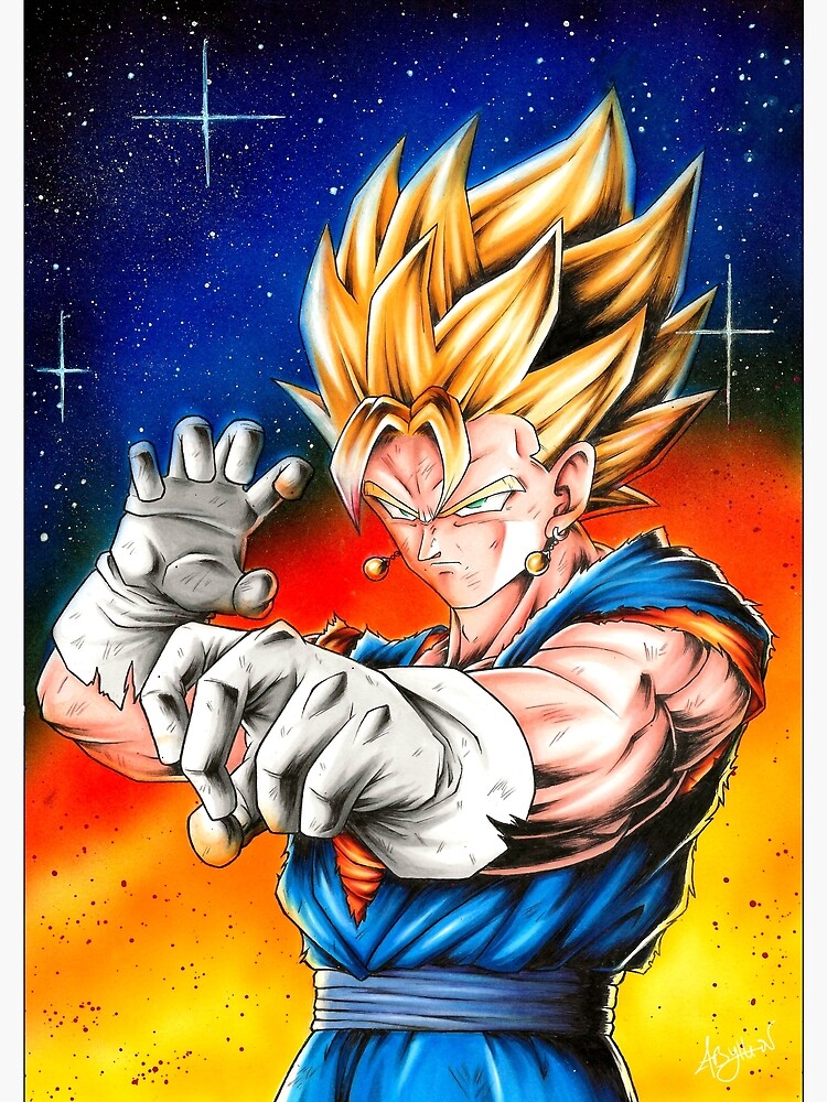 Vegeto ssj Poster by Abyllion-art