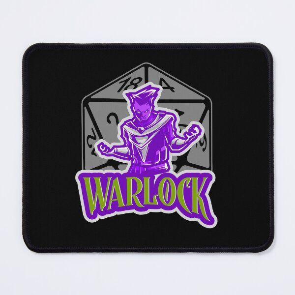 Item preview, Warlock AD&D Character Class Critical Hit d20 Polyhedral Dice Design designed and sold by Candlewood Museum & Gift Shoppe.