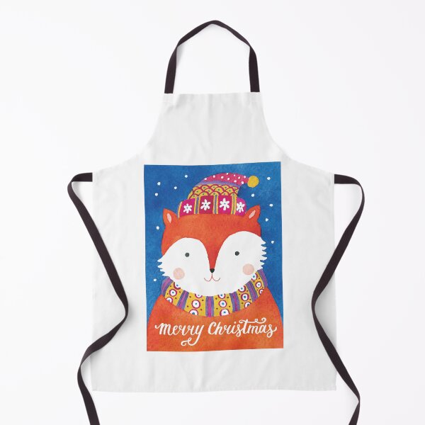 Item preview, Watercolor Christmas cute fox designed and sold by Darina Gulbina.