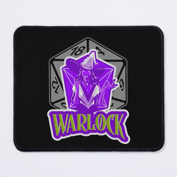 Item preview, Warlock AD&D Character Class Critical Hit d20 Polyhedral Dice Design designed and sold by Candlewood Museum & Gift Shoppe.