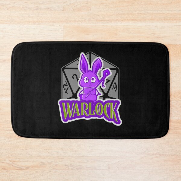 Item preview, Cute Bunny Warlock AD&D Character Class Critical Hit d20 Polyhedral Dice Design designed and sold by Candlewood Museum & Gift Shoppe.