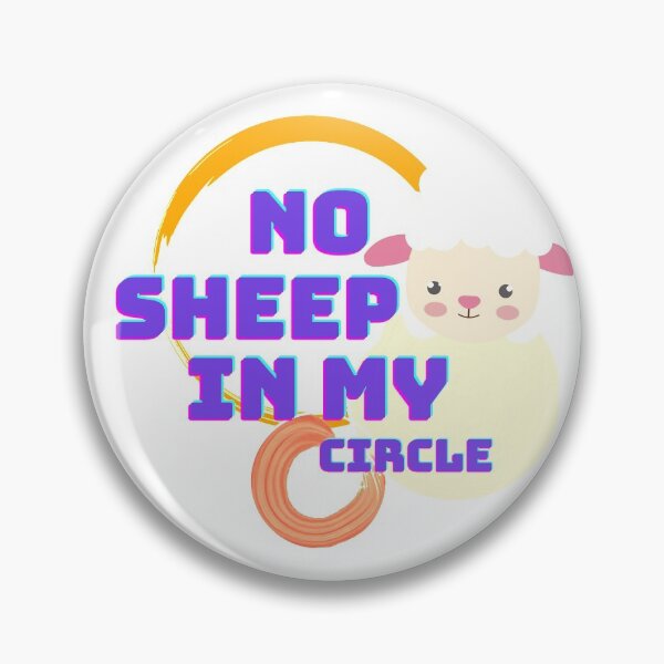 Aperçu de l'œuvre Pas de mouton dans mon cercle créée et vendue par TechTricks.