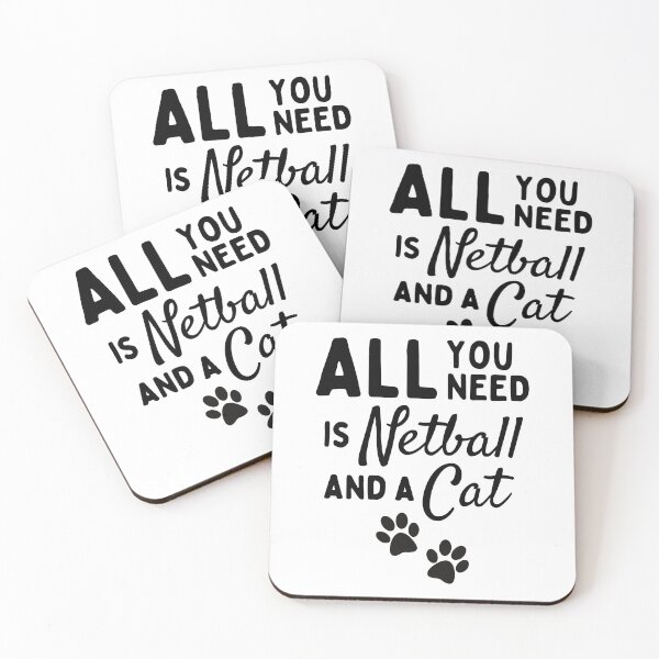 Item preview, All you need is netball and a cat designed and sold by TheGreenGoat.