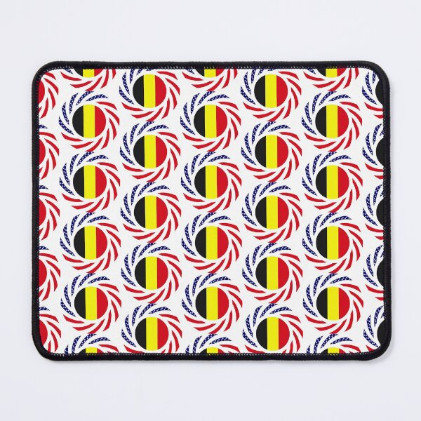Item preview, Belgian American Multinational Patriot Flag Series designed and sold by Carbon-Fibre Media.