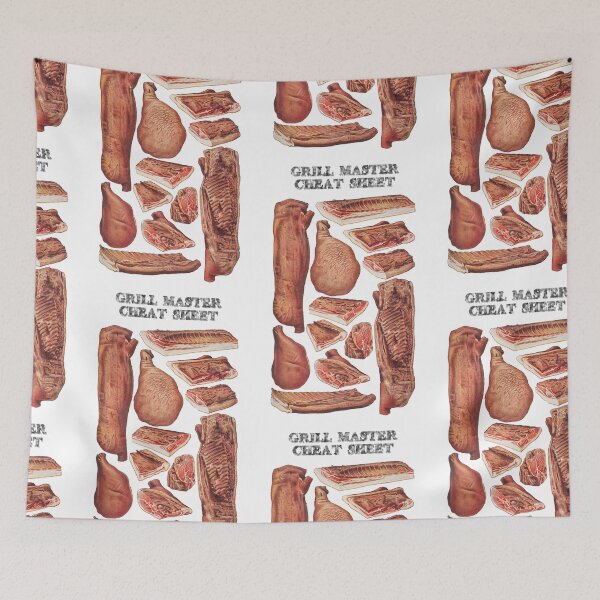 Item preview, Grill Master Reference to Meats  designed and sold by mycloudzdesign.