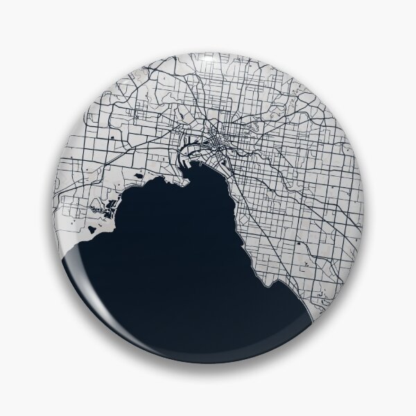 Item preview, Melbourne map designed and sold by raffrasta.