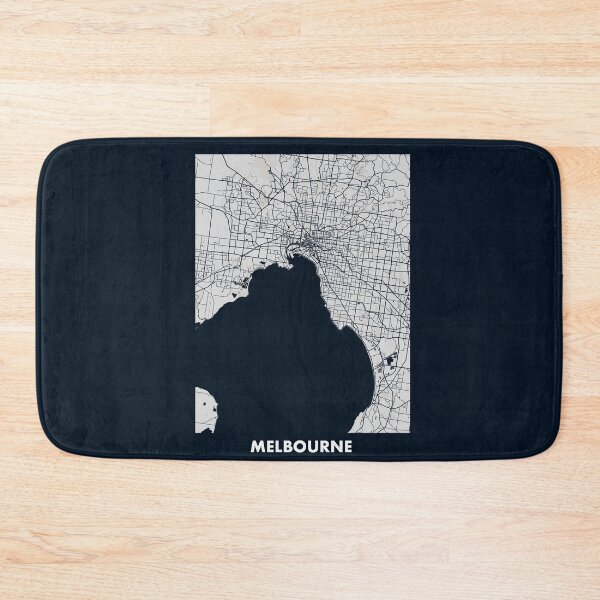 Item preview, Melbourne map designed and sold by raffrasta.